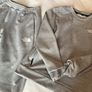 Boys genuine North Face Grey 2 piece tracksuit set joggers top 12 13 xl Image 2
