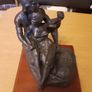 Irish Vintage Genesis Cast Bronze 'Diarmuid & Grainne' Fine Arts Sculpture Image 3