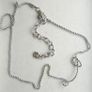 Vintage Swarovski silver tone & crystal pendant little swan necklace length 18" - 5,8g Image 6