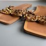 Zara Flat Studded Slider Sandals Image 5