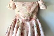 Floral mini ruffled dress