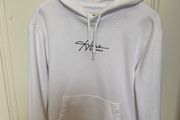 Mens Hollister White Hoodie - Size XXS