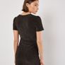 APRICOT Metallic Bodycon Wrap Mini Dress. Size 10 Image 7