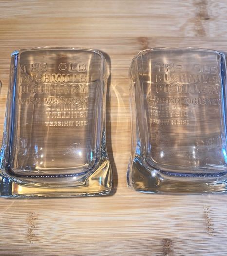 Bushmills whiskey glasses set of 4 brand new