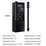 Portable Car Tyre Inflator Digital Tire Inflator Auto Air Pump 150 PSI Air Compressor for Car Motorcycle Bike Image 4