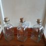 3 Glass Decanter/Cork Screws Image 2