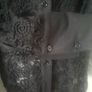 BNWT Zara Black Lace Style Shirt (Size xs/8-10) Image 8