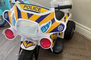 Police electric ride on bike
