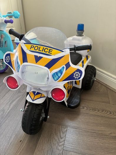 Police electric ride on bike