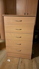 Chest of drawer 5 - Pine - storage