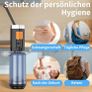 AZHE Electric Bidet, Portable 400ml Bidet Sprayer, Travel Bidet, 2 Pressure Modes for Men and Women, Rechargeable Personal Bidet for Postpartum, Menstruation, Childbirth, and Travel Image 6