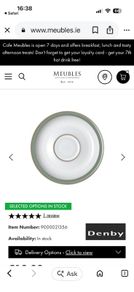 Denby saucers green 8 available