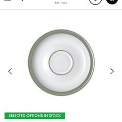 Denby saucers green 8 available