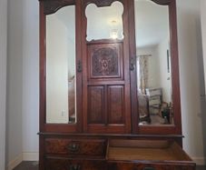 Antique early Edwardian Combination Wardrobe