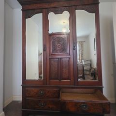 Antique early Edwardian Combination Wardrobe