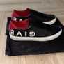 Givenchy black, white and red Urban Street logo leather sneakers Image 2