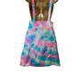Handmade tie dye denim dungaree dress size 8 festival Season Postage included Image 3