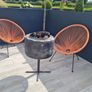 black fire pit Image 4
