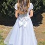 Koko communion dress, underskirt and headpiece Image 4