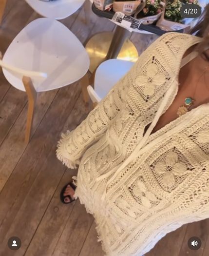 h&m edition crochet dress