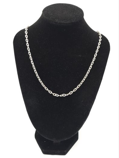 Vintage Signed 925 Sterling Silver Anchor Link Chain, Full British Hallmarks 1977
