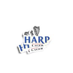 Harp Lager Glossy Sticker 2-Pack