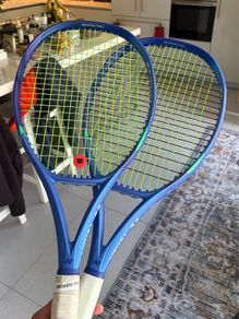 Pair of Yonex EZONE 100 tennis rackets