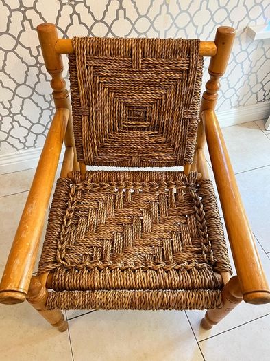 Audoux and Minet Rope chair