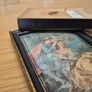 Two Vintage Framed Fabric Prints Image 5
