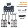 4-in-1 LED Light Bar with Main Control - 4 x 24 LEDs, Grille Surface Mount, Image 4