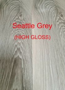 NEW 12.3mm Seattle Grey High Gloss laminate