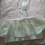 Zara ladies crop top size large beige white Image 2