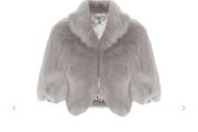 Coast Marah faux fur cover up - os