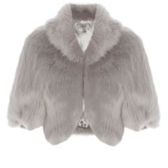 Coast Marah faux fur cover up - os