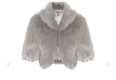 Coast Marah faux fur cover up - os