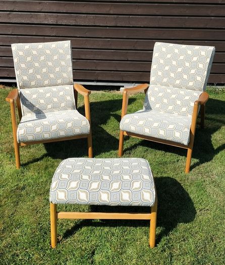 Mid Century Vintage G Plan Siesta Armchairs