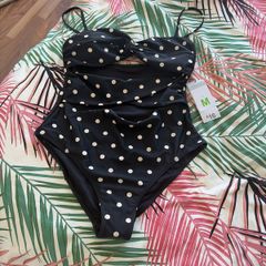 pokadot swimsuit