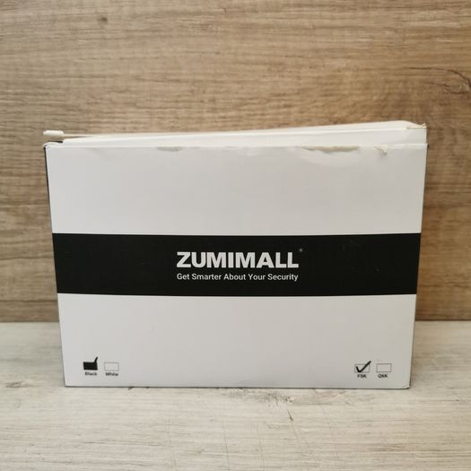 ZUMIMALL True Wireless Outdoor Battery Surveillance Camera WiFi Wireless Surveillance Camera Outdoor / Indoor PIR Motion Sensor 1080P Night Vision IP66 Waterproof Supports 2.4G Wi-Fi Black