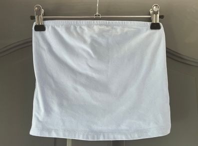 BOOHOO pale blue boob tube size 8
