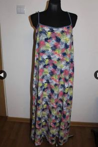 Bonprix collection maxi cotton dress size UK20/22 EU48/50 Perfect condition Postage included