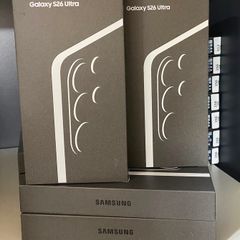 Samsung S26 Ultra,256GB Free phone cover and Screen Protector Black/white/skyblue//violet Brand New Sealed 2 Years Samsung Warranty Receipt.