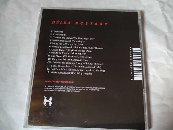 Dulra - Ecstasy Cd