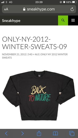 ONLY NY sweatshirt