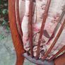 26" Edwardian Mahogany Sewing Basket Image 9