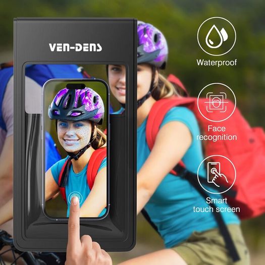 Ven dens VD - HD029 Deep Waterproof Bike Phone Holder - Universal Mount for Cycling, Motorbiking & Outdoor Use