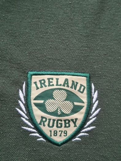 Vintage Ireland Rugby Polo Shirt Mens XL