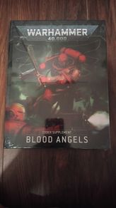 Blood Angels codex En, sealed code not used