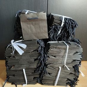 500 Black Boutique Retail/Party/Gift Bags