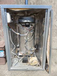 heating oil boiler for parts