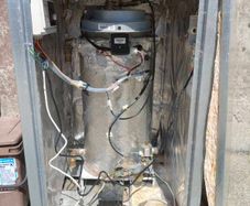 heating oil boiler for parts